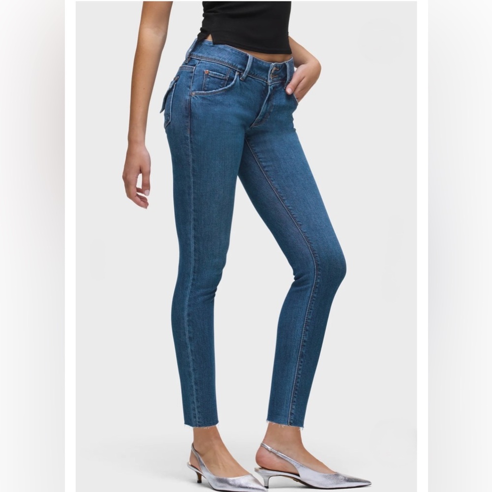 Hudson Los Angeles NWT Women’s “Collin” Midrise Skinny Ankle Jeans In Size 25.